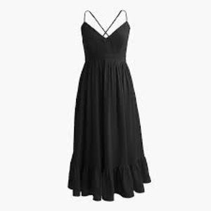 J. crew Black Midi Maxi 0P.